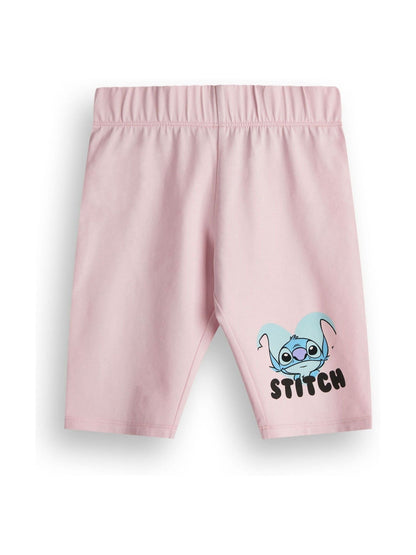 Dsiney Kidz - Vanilla Underground Grey Girls 100% Cotton Stitch T-Shirt and Cycling Shorts Set image 5