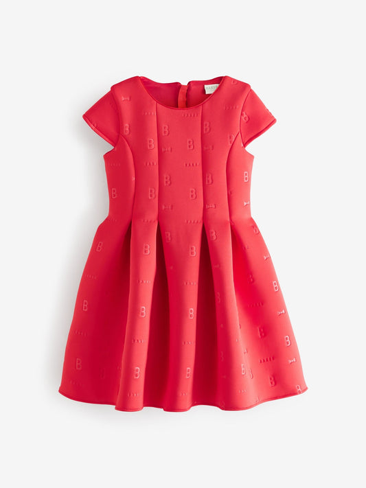 Baker by Ted Baker Pleated Scuba Dress