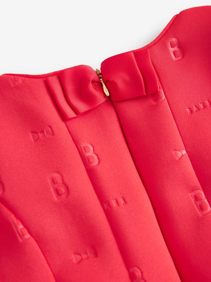 Baker by Ted Baker Pleated Scuba Dress