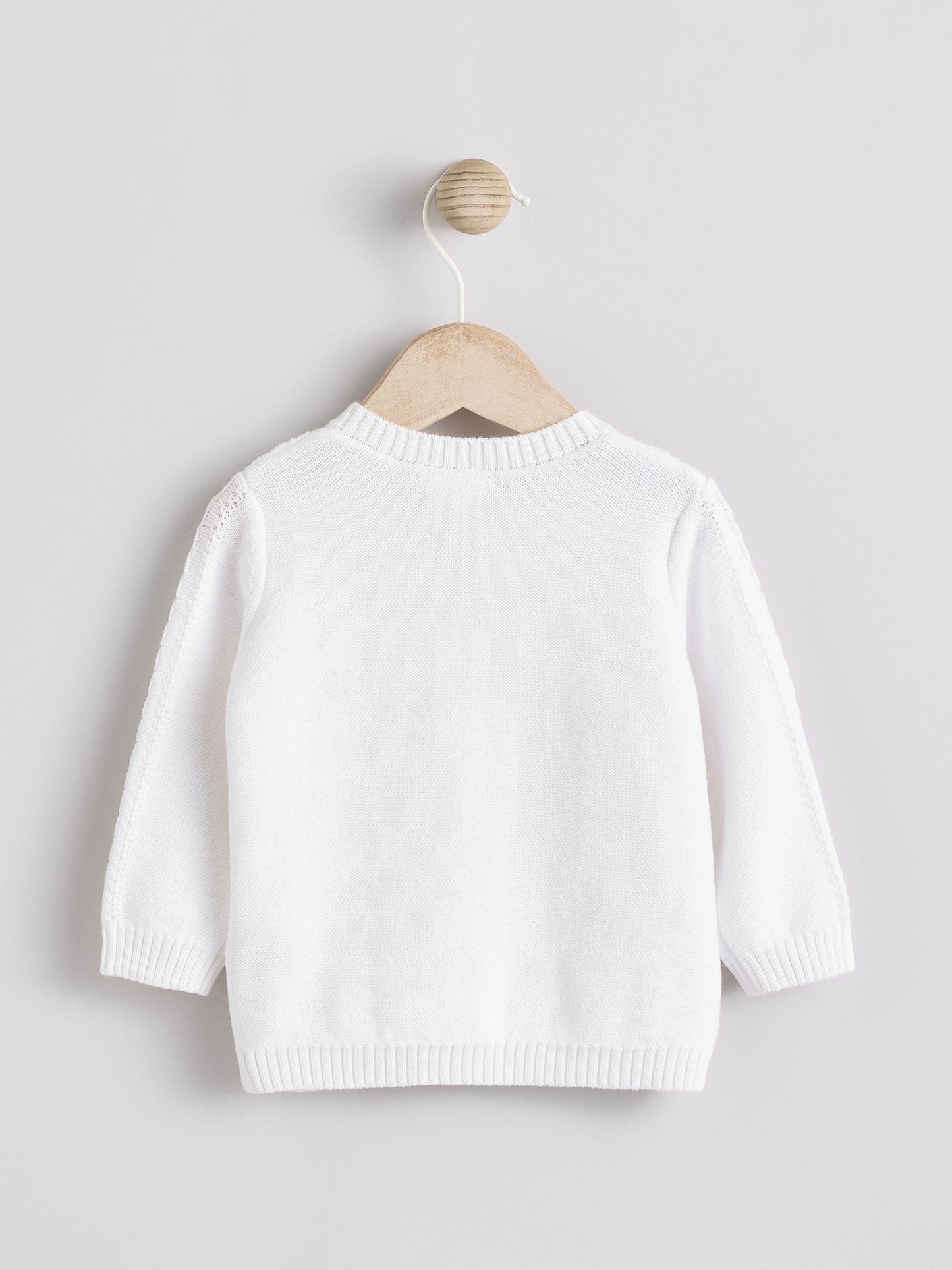 Dsiney Kidz - White Cable Knitted Baby Cardigan image 7