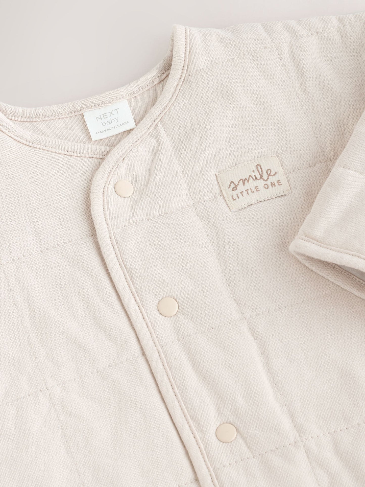 Ecru Quilted Milk Club Baby Jacket