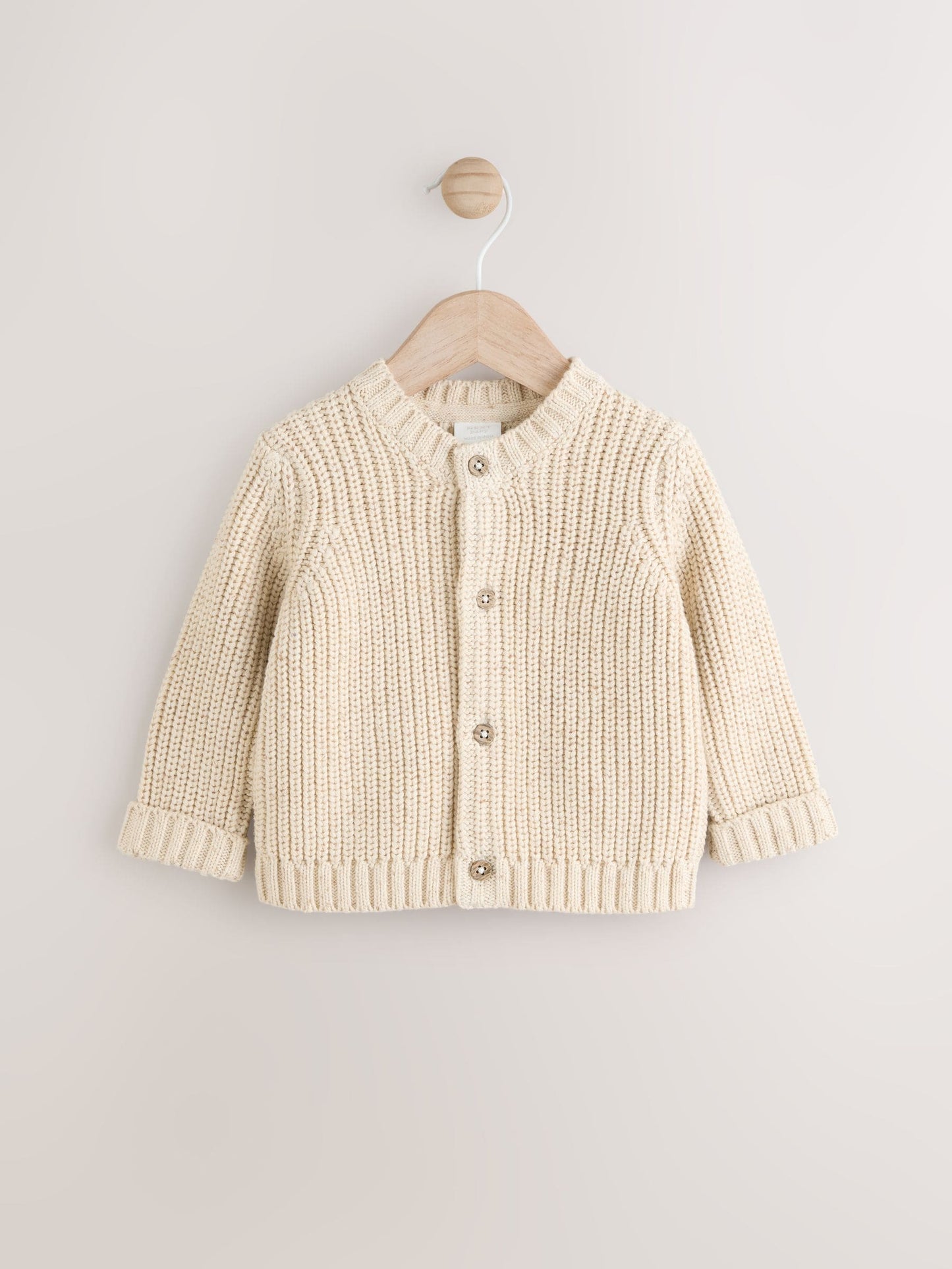 Dsiney Kidz - Neutral Milk Club Chunky Knitted Embroidered Baby Cardigan image 3