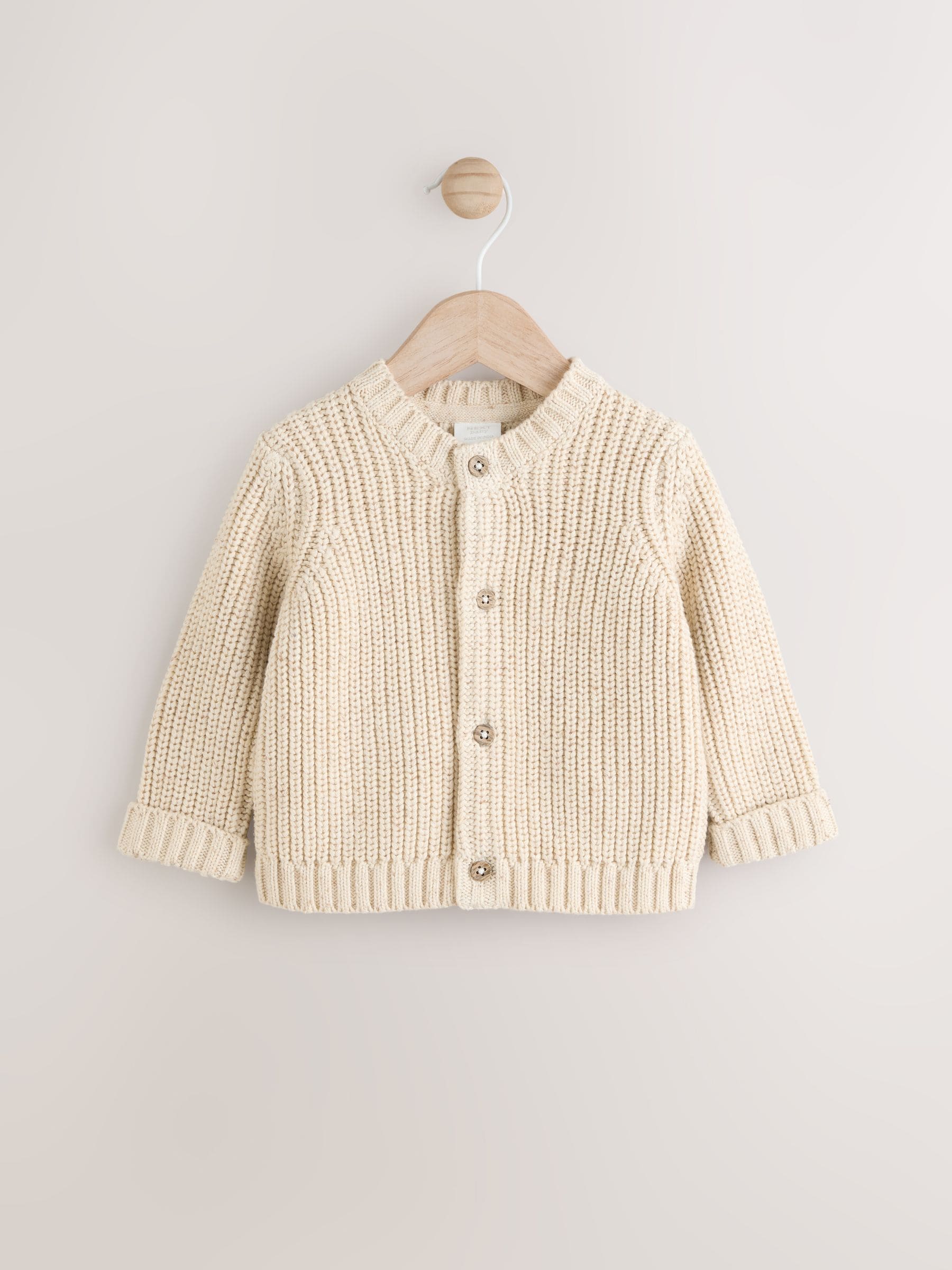 Dsiney Kidz - Neutral Milk Club Chunky Knitted Embroidered Baby Cardigan image 3