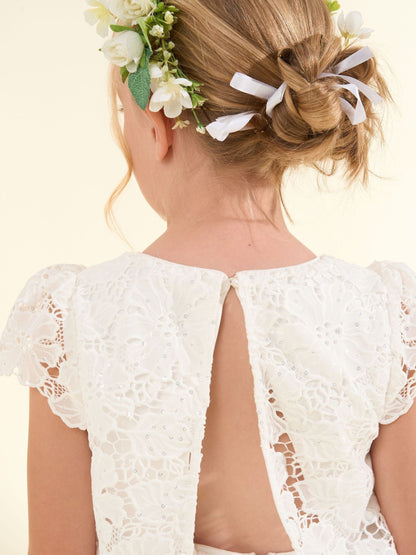 Angel & Rocket Cream Esme Lace Dress image 3