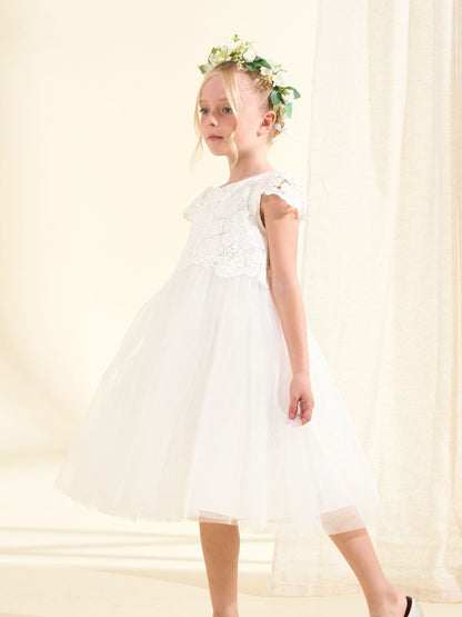 Angel & Rocket Cream Esme Lace Dress image 5