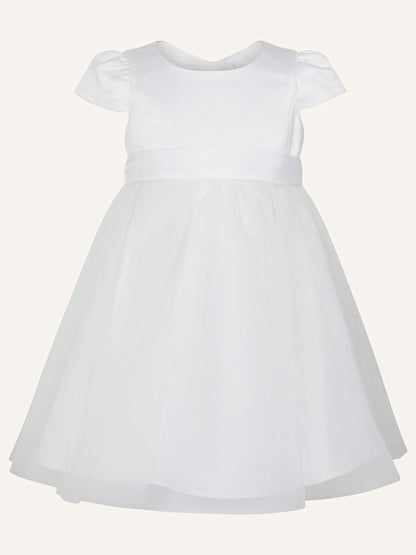 Monsoon Ivory Tulle Baby Flower Girl Dress image 2