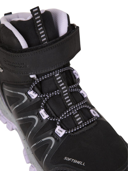 Mountain Warehouse Black Crossroad Softshell Walking Boots image 4