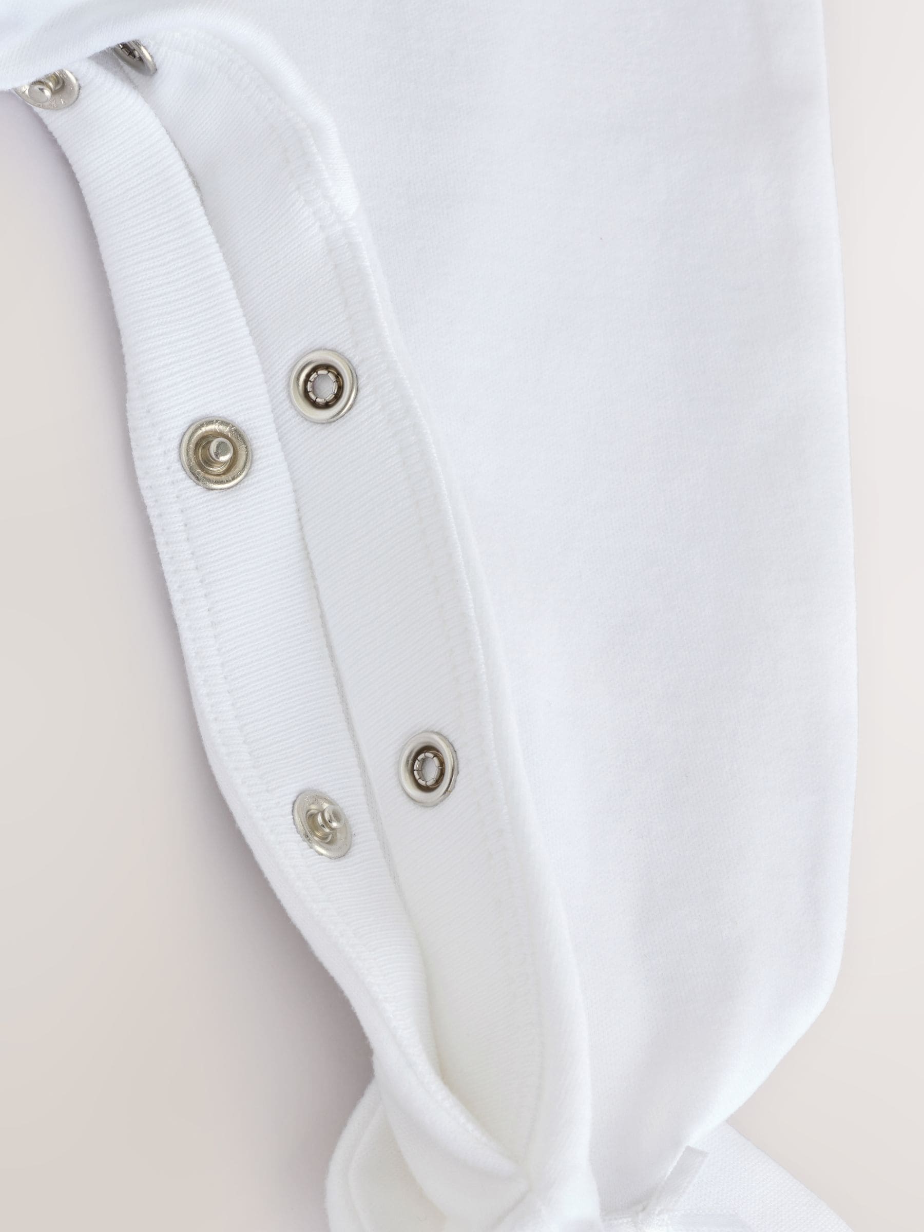 White Occasion Baby Sleepsuit (0mths-2yrs) image 3