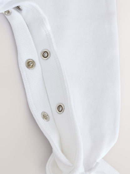 White Occasion Baby Sleepsuit (0mths-2yrs) image 3