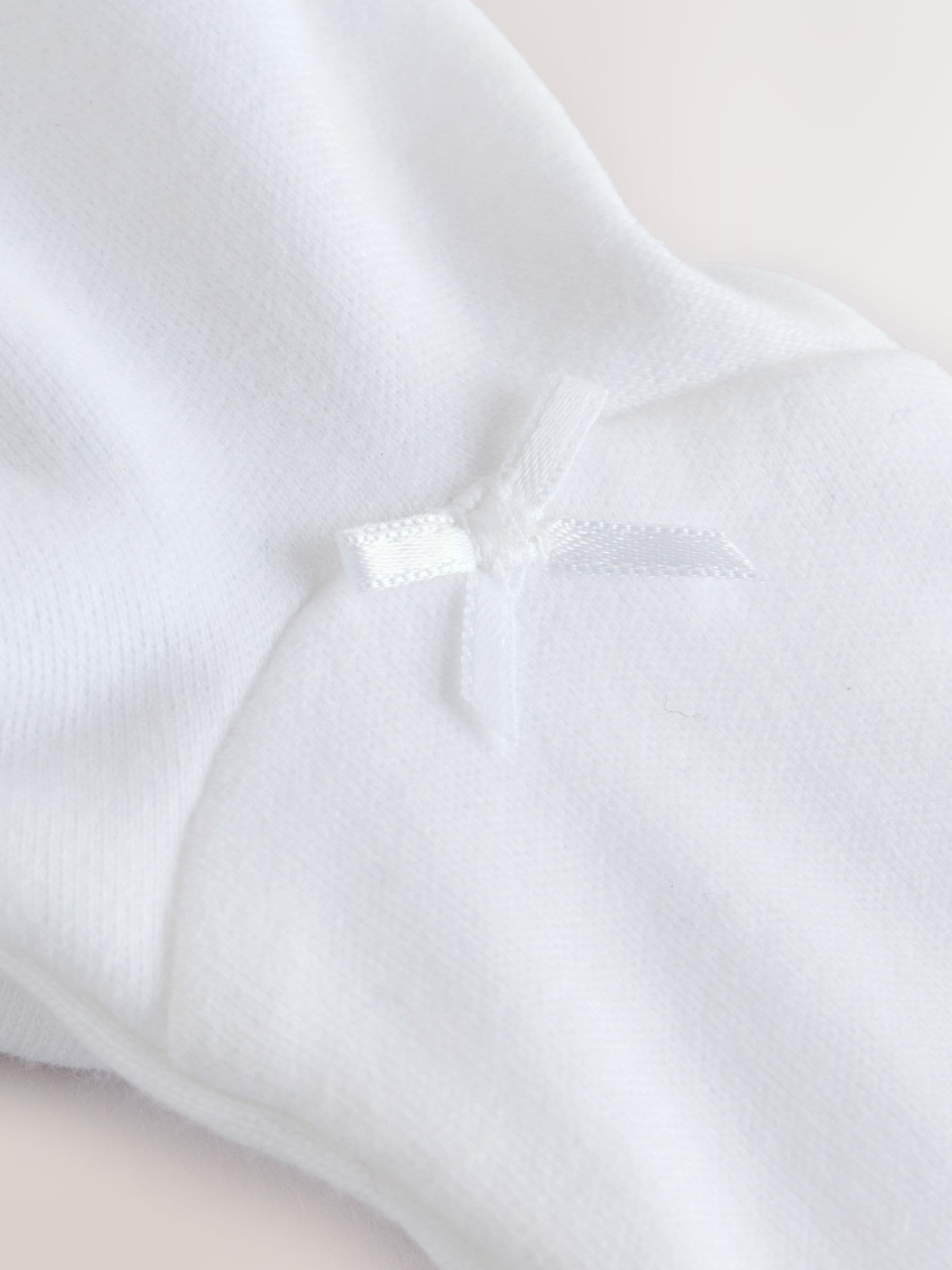 White Occasion Baby Sleepsuit (0mths-2yrs) image 8