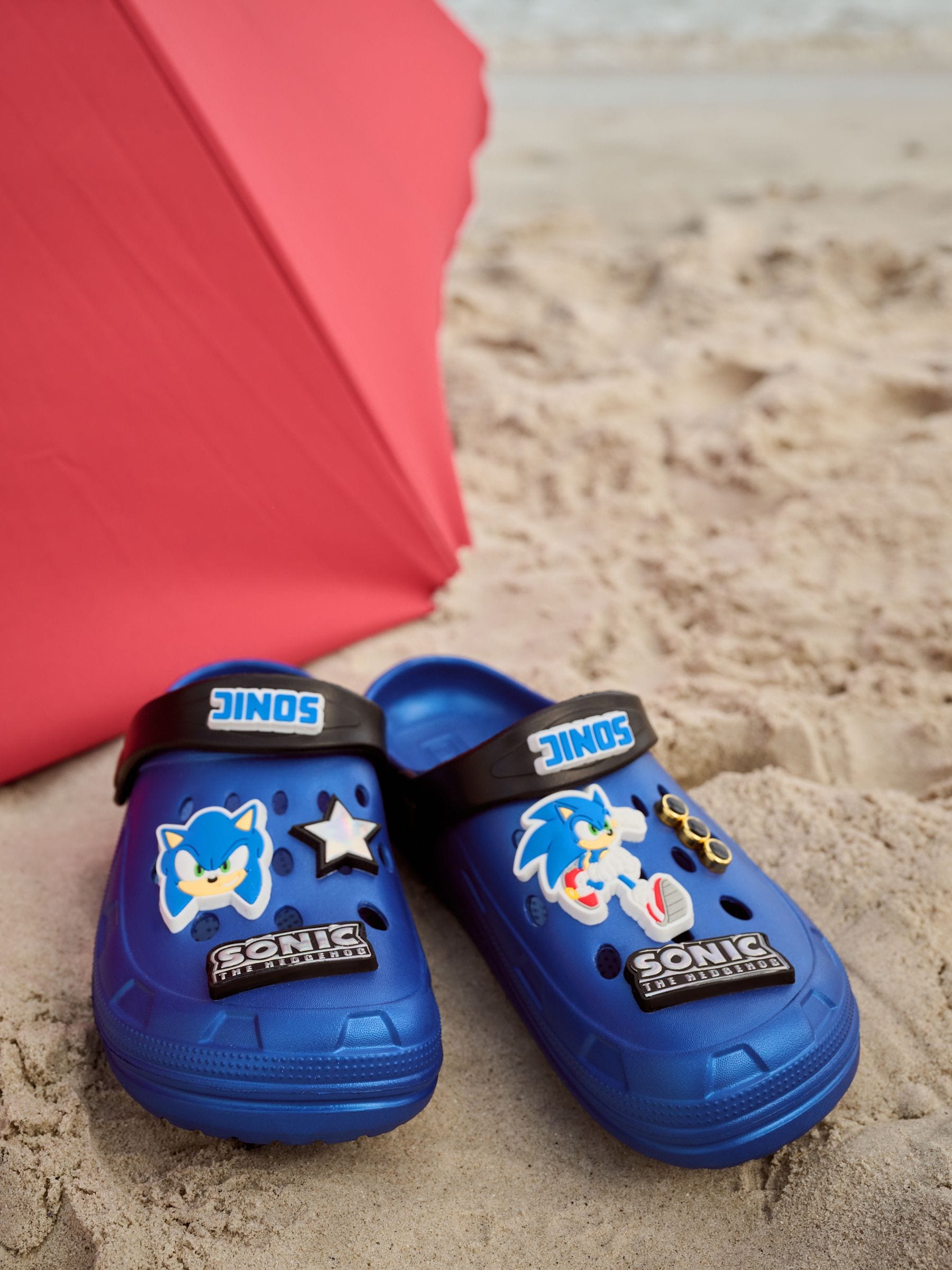 Metallic Blue Sonic Clogs image 2
