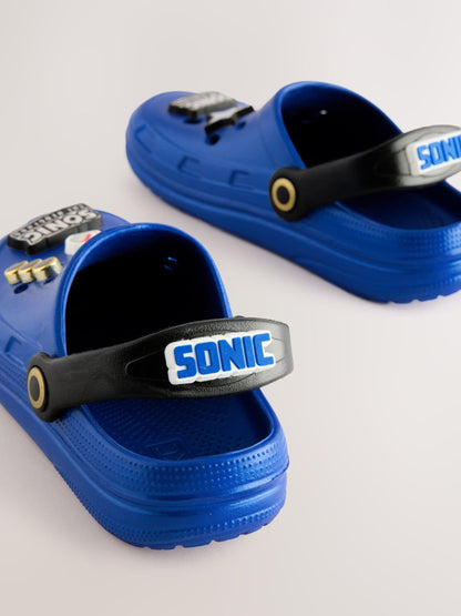 Metallic Blue Sonic Clogs image 7