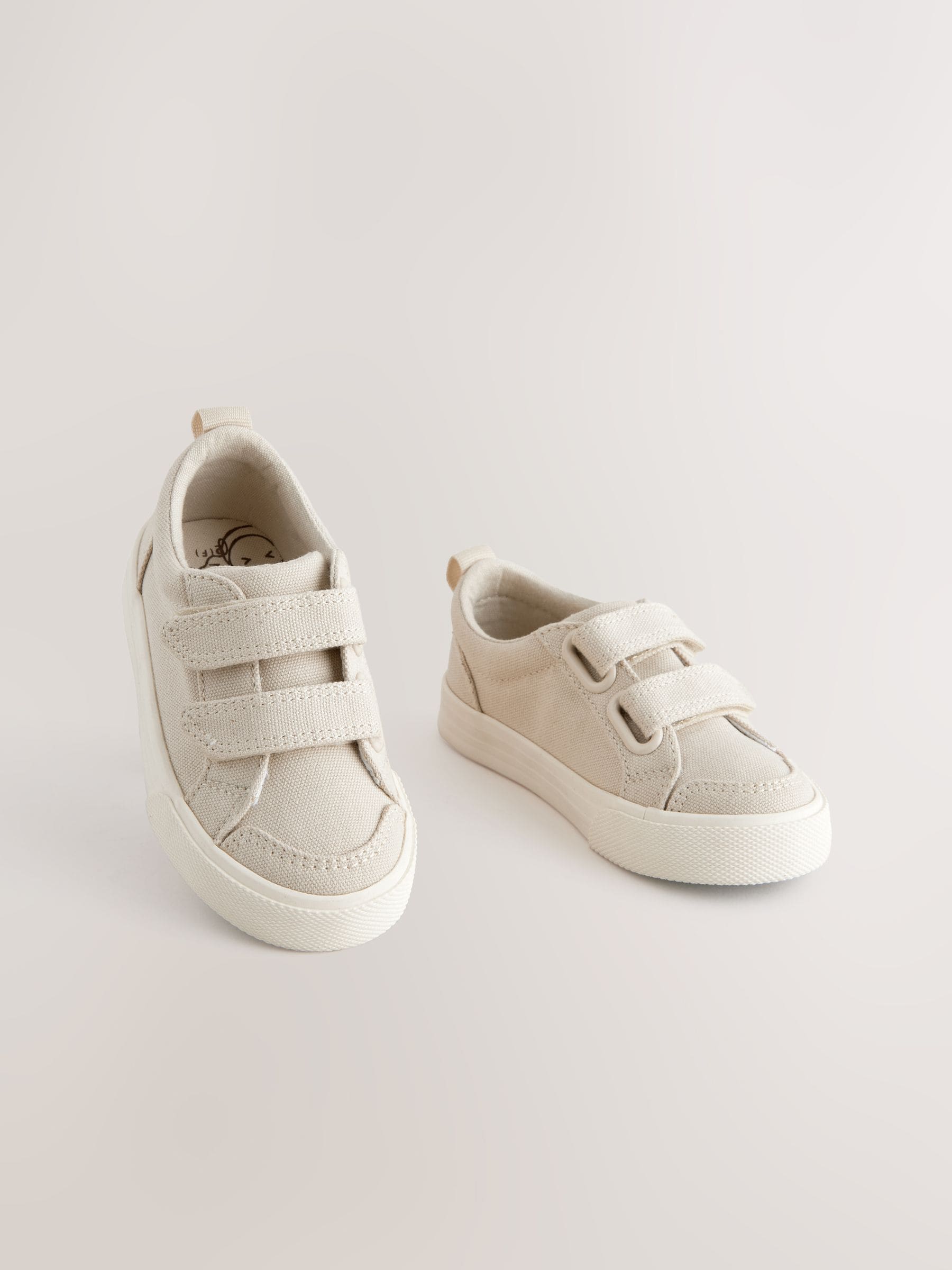 Neutral Standard Fit (F) Two Strap Touch Fastening Trainers image 2