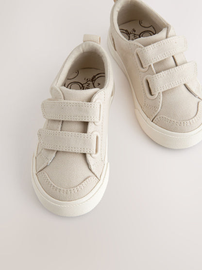Neutral Standard Fit (F) Two Strap Touch Fastening Trainers image 5