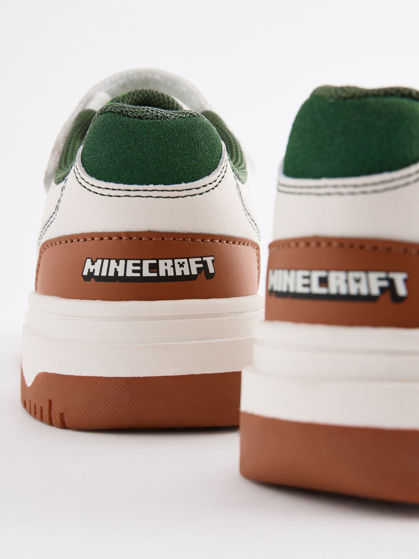 Dsiney Kidz - Neutral Minecraft Touch Close Elastic Lace Trainers image 5