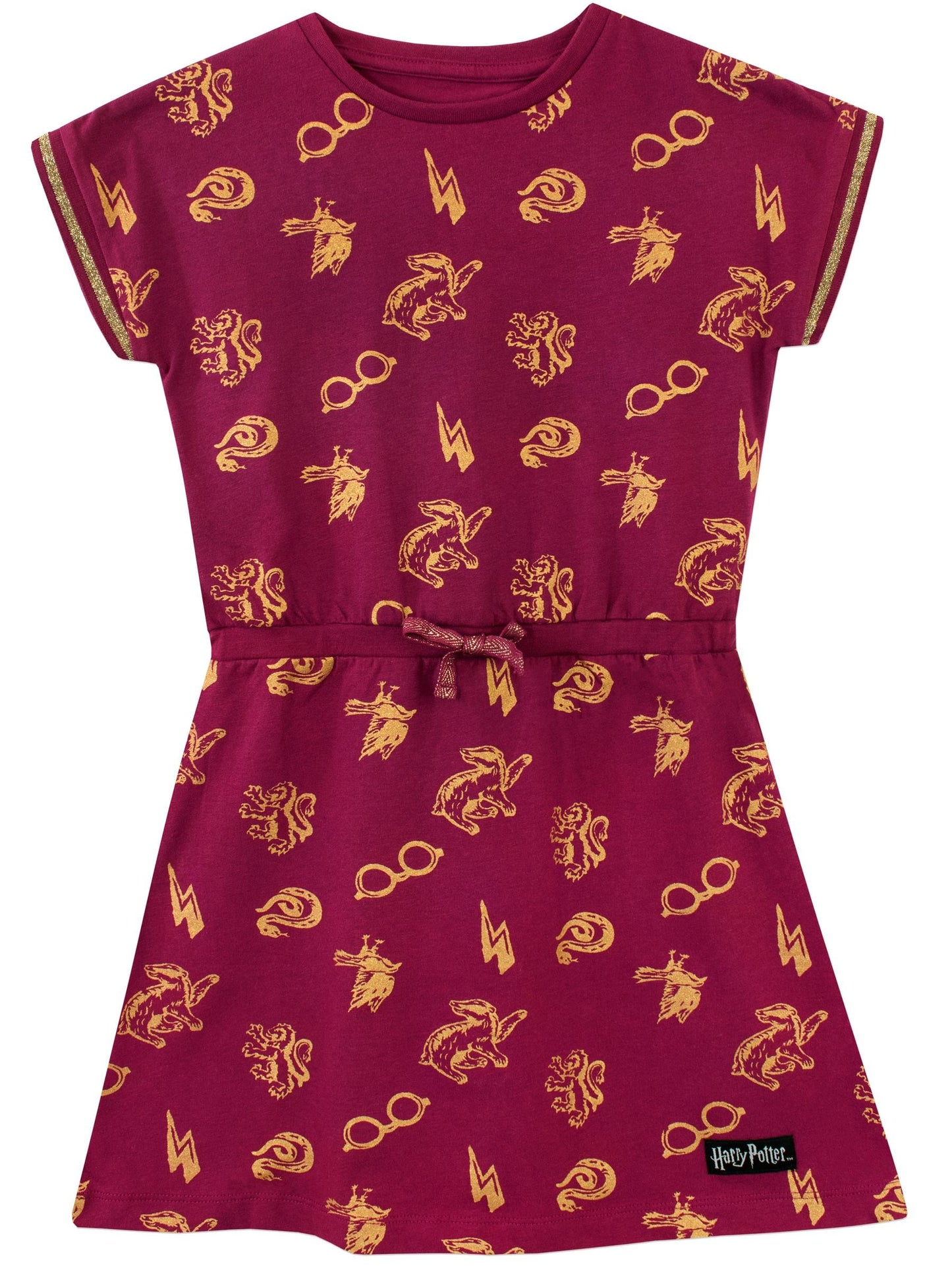 Character Red 100% Cotton Harry Potter Dress image 1