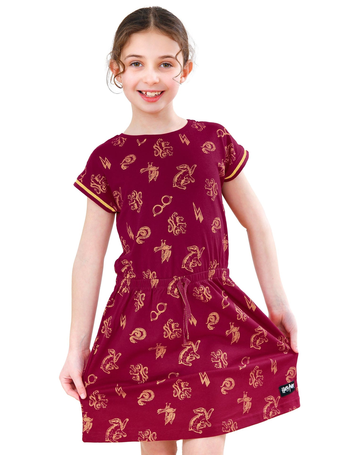 Character Red 100% Cotton Harry Potter Dress image 4