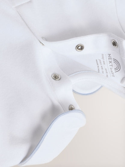 White Bear Occasion Baby Sleepsuit (0mths-2yrs)