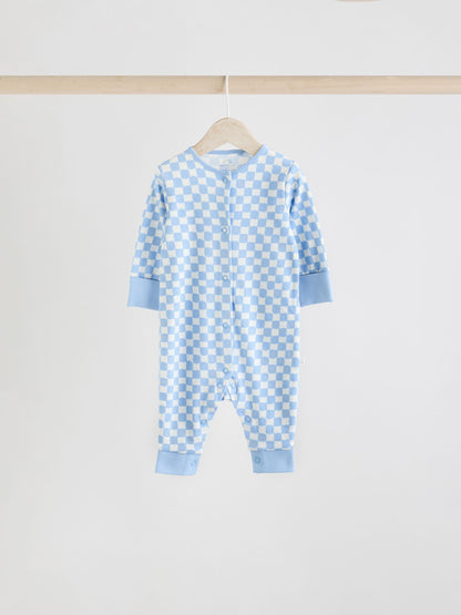 Blue Star Baby Footless Sleepsuits 4 Pack (0mths-3yrs)