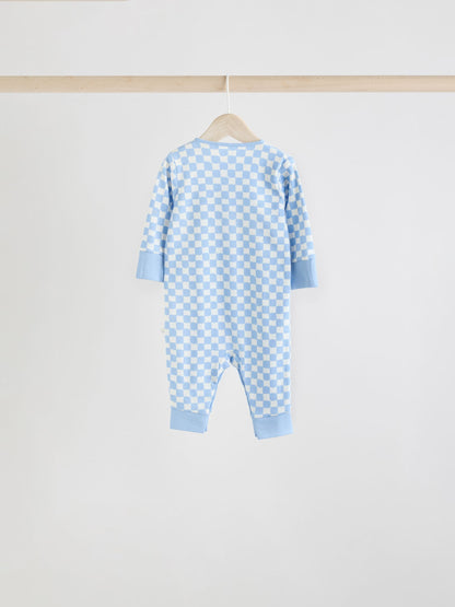 Blue Star Baby Footless Sleepsuits 4 Pack (0mths-3yrs)