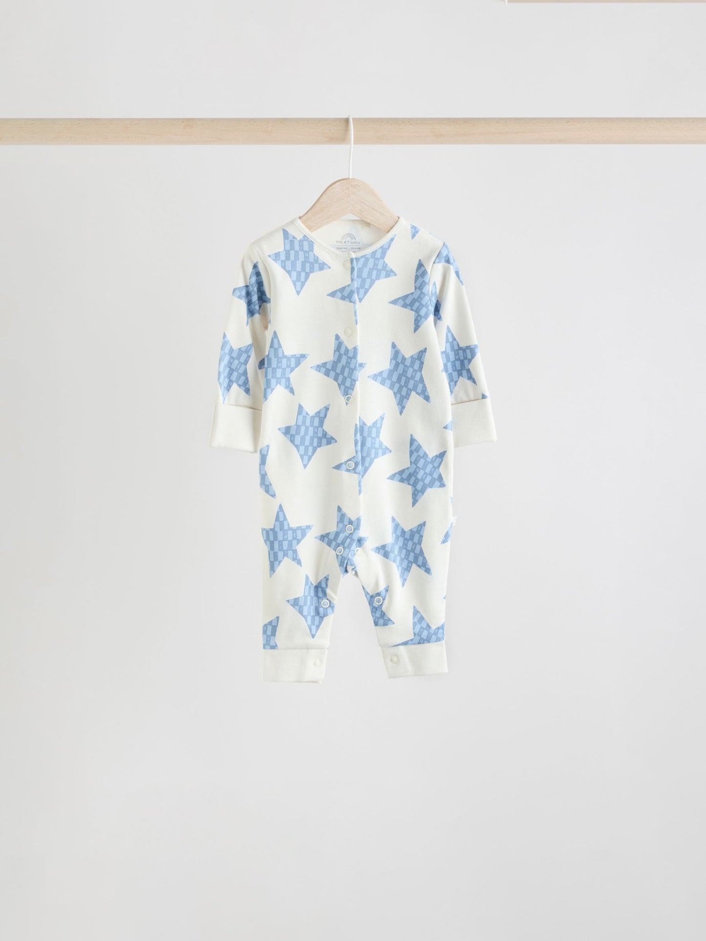 Blue Star Baby Footless Sleepsuits 4 Pack (0mths-3yrs)