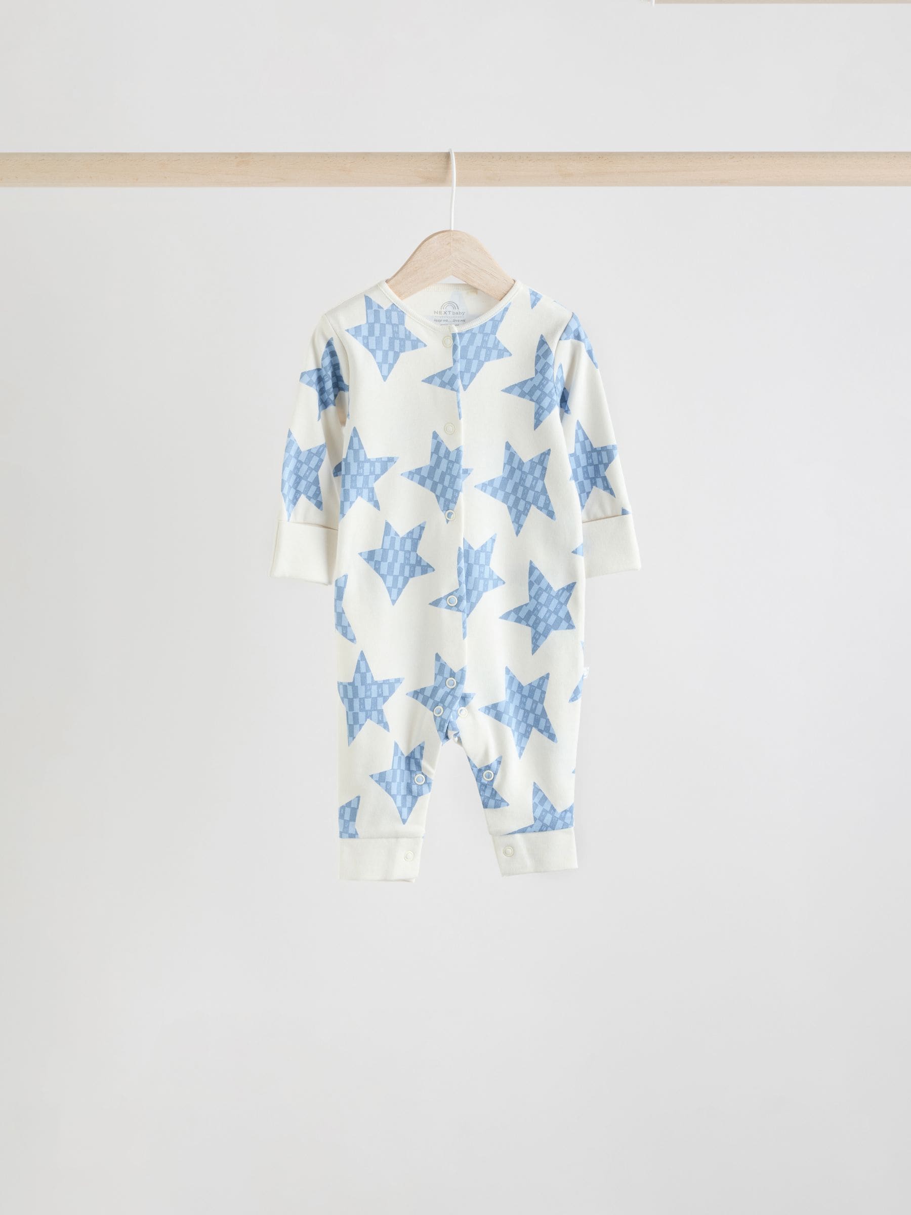 Blue Star Baby Footless Sleepsuits 4 Pack (0mths-3yrs) image 5