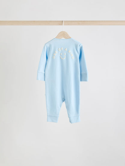 Blue Star Baby Footless Sleepsuits 4 Pack (0mths-3yrs)