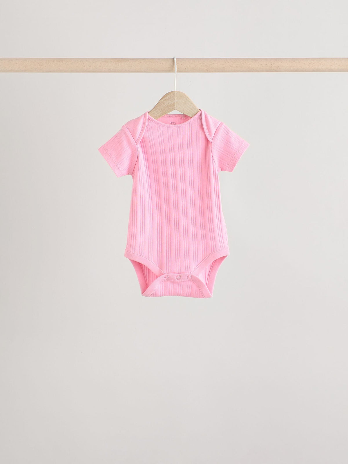 Dsiney Kidz - Bright Pink 5 Pack Short Sleeve Baby Bodysuits image 3
