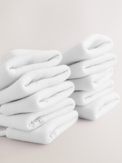 White Roll Top Baby Socks 10 Pack - image 3