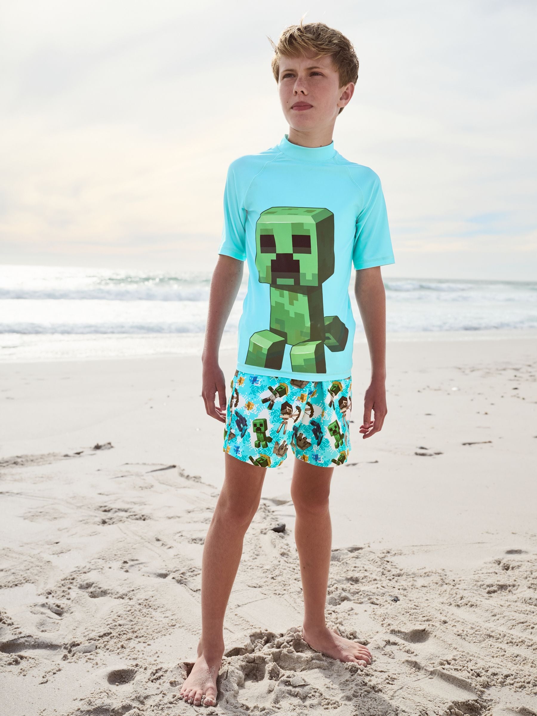 Dsiney Kidz - Minecraft Rash Vest (3-16yrs) image 2