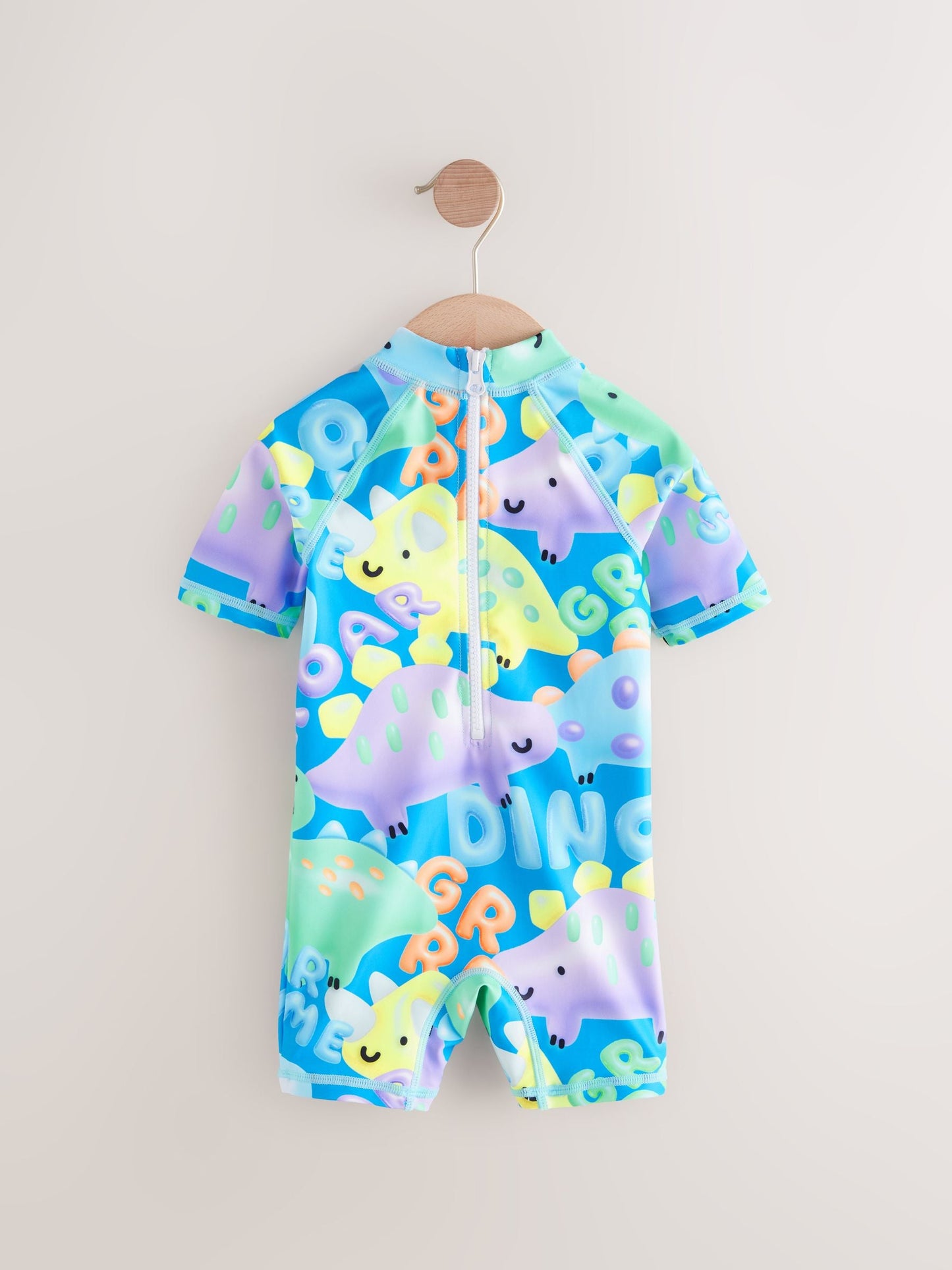Blue Dinosaur Sunsafe All-In-One Swimsuit (3mths-7yrs)