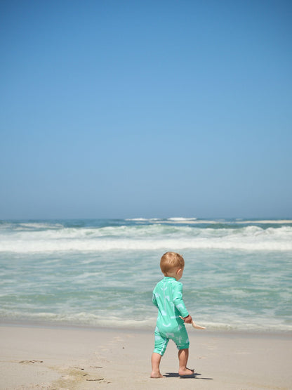 Green Sunsafe Swimsuit and Hat Set (3mths-7yrs) image 4