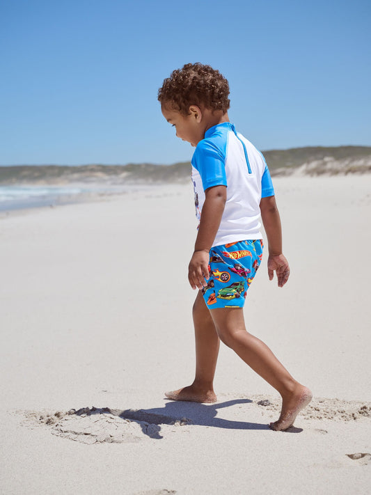 Dsiney Kidz - Hot Wheels Rash Vest and Swim Shorts Set (3mths-7yrs) image 2