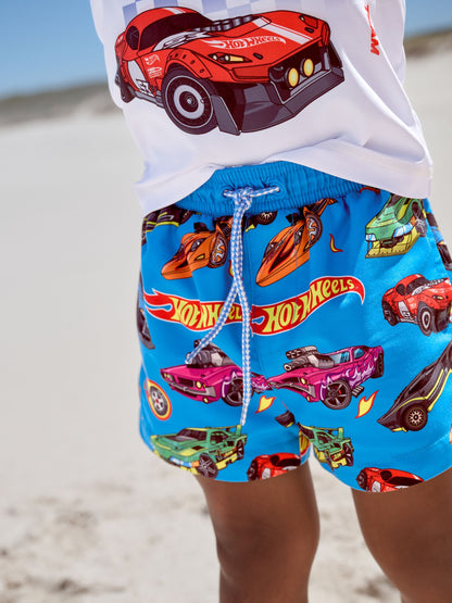 Hot Wheels Rash Vest and Swim Shorts Set (3mths-7yrs) image 4