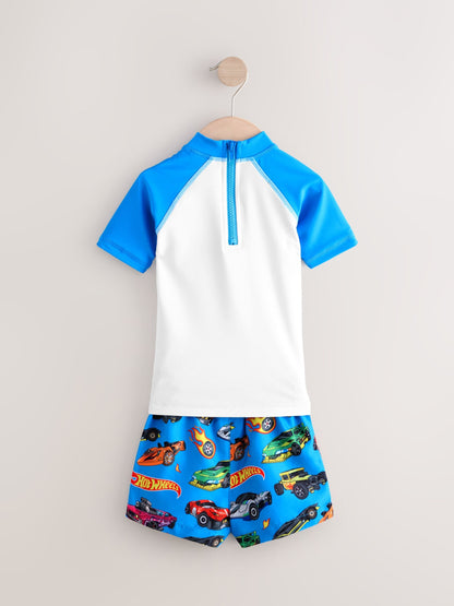 Hot Wheels Rash Vest and Swim Shorts Set (3mths-7yrs) image 6