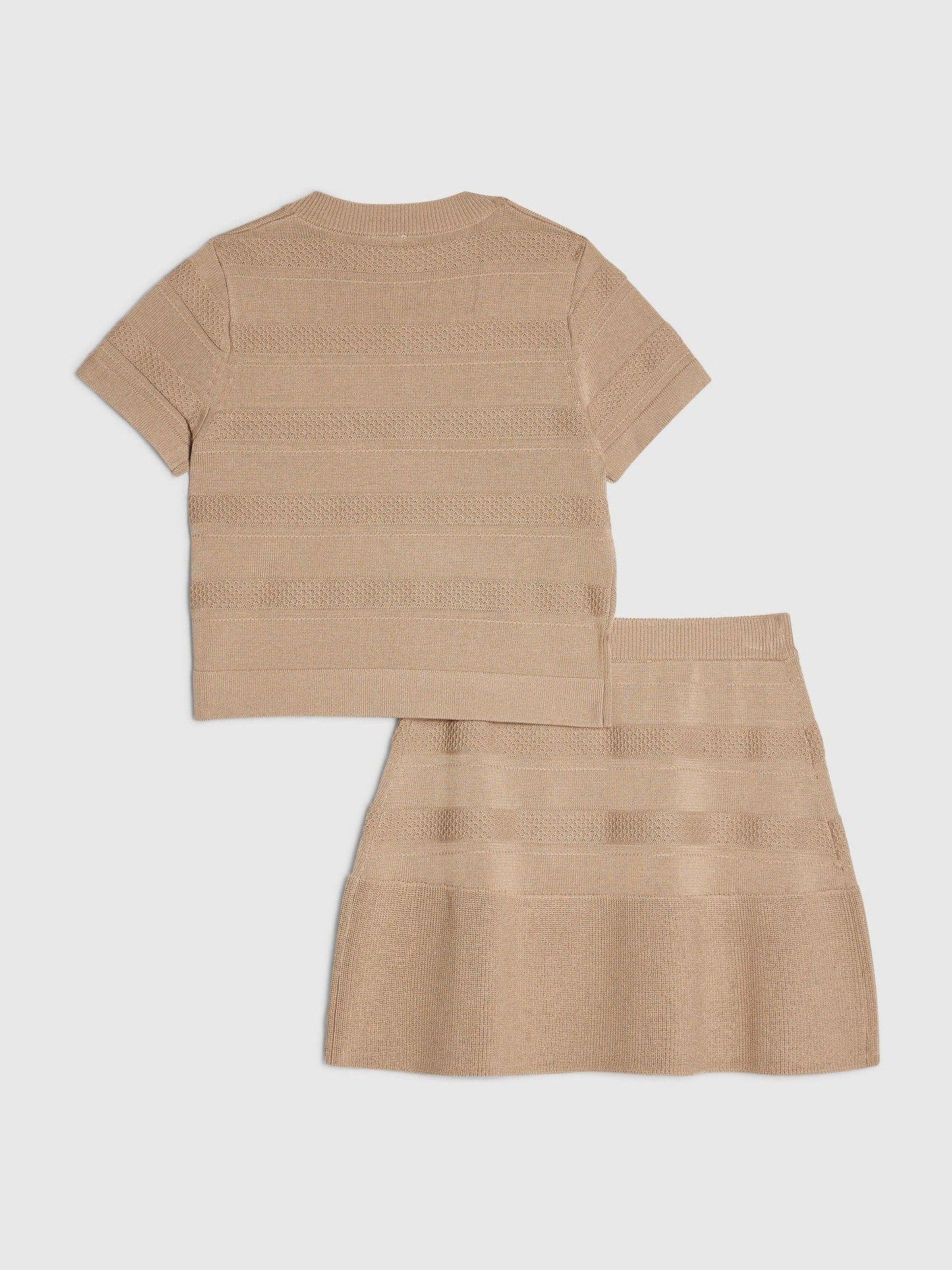 Dsiney Kidz - River Island Brown Studded Top & Skirt Set image 3