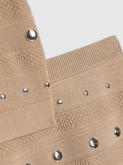 Dsiney Kidz - River Island Brown Studded Top & Skirt Set image 4