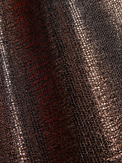 Dsiney Kidz - River Island Brown Metallic Asymmetric Top &  Trouser Set image 5