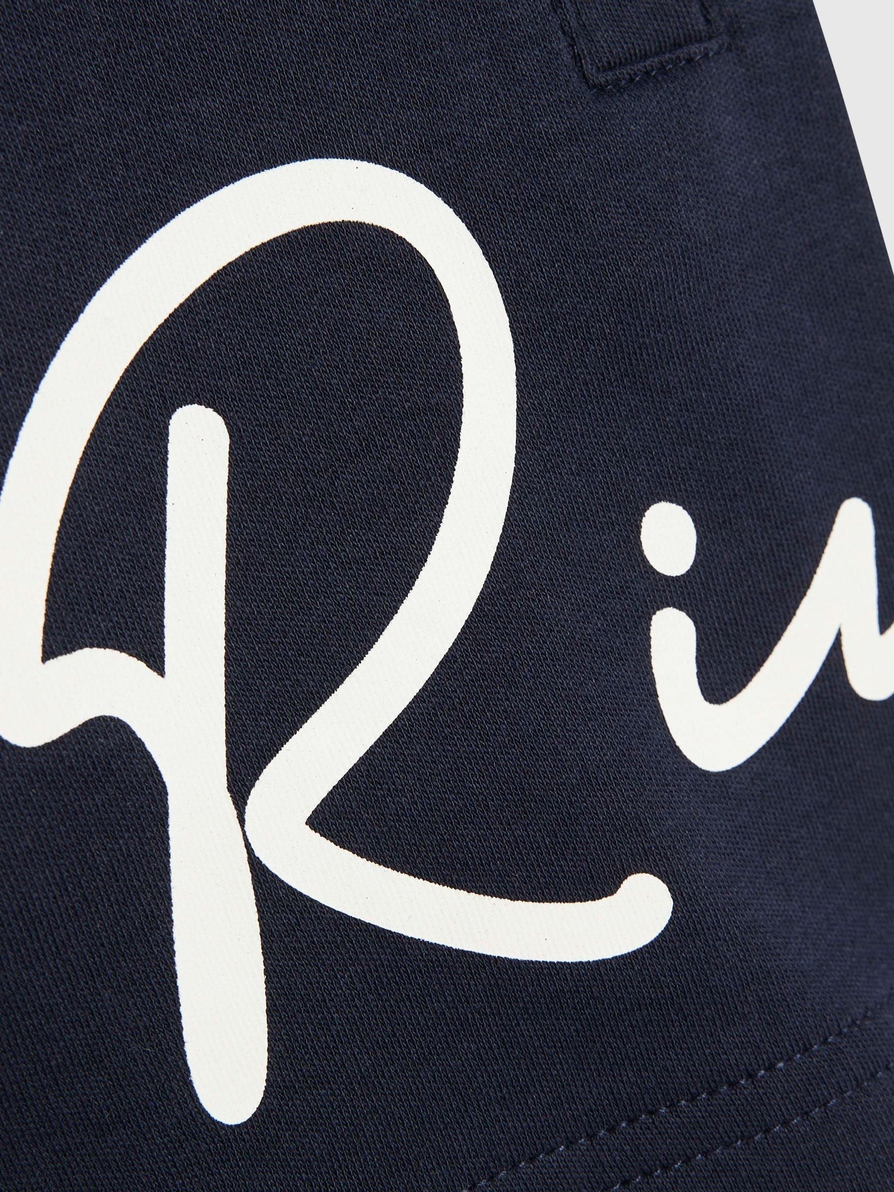 Dsiney Kidz - River Island Blue Logo Polo Shirt & Short Set image 5