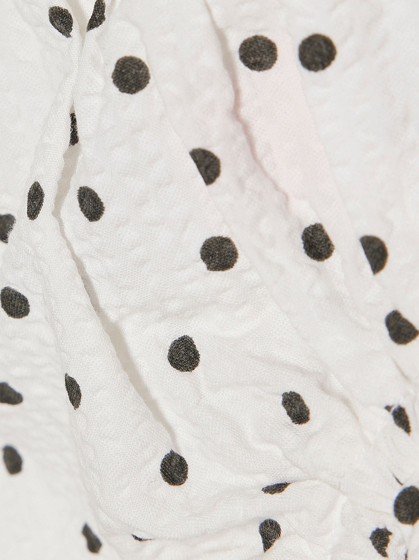 River Island White Bloomer Polka Dot Top & Short Set image 5