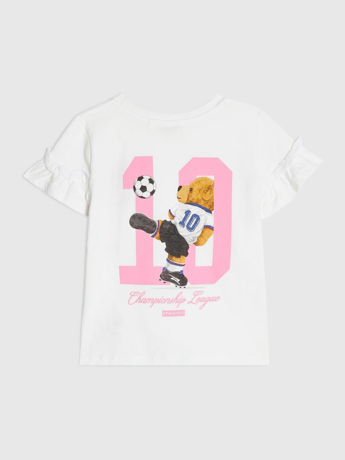Dsiney Kidz - River Island White World Cup Bear T-Shirt image 1