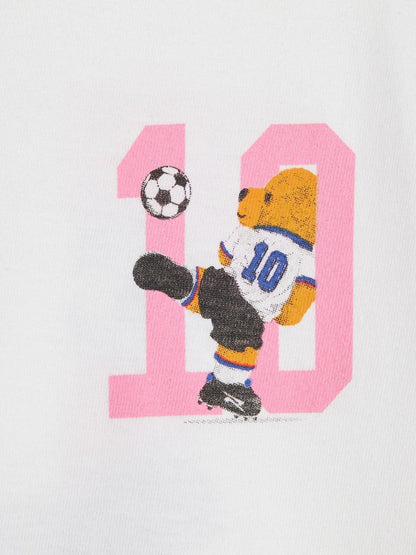 Dsiney Kidz - River Island White World Cup Bear T-Shirt image 4