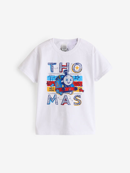 Vanilla Underground White 100% Cotton Thomas and Friends T-Shirt image 1