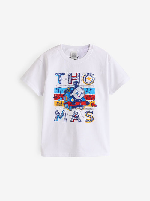 Vanilla Underground White 100% Cotton Thomas and Friends T-Shirt image 1