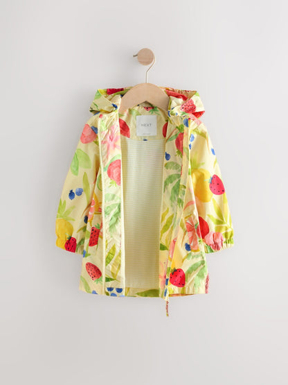Yellow Fruit Shower Resistant Cagoule Jacket (3mths-7yrs)