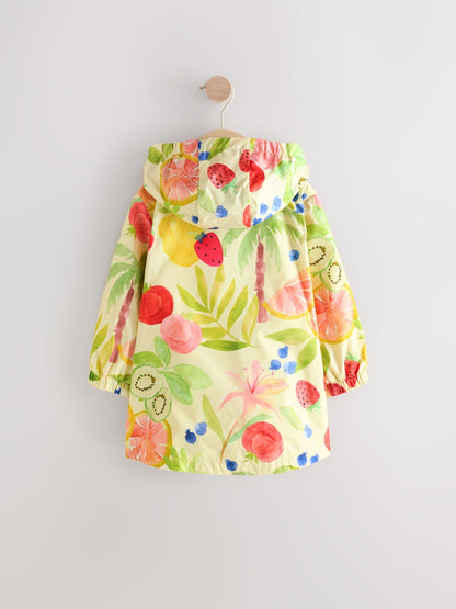 Yellow Fruit Shower Resistant Cagoule Jacket (3mths-7yrs)