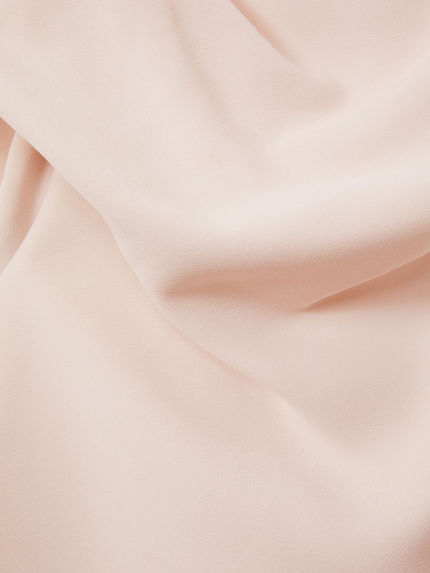 Reiss Pink Shauna High-Neck Drape Back Dress image 5
