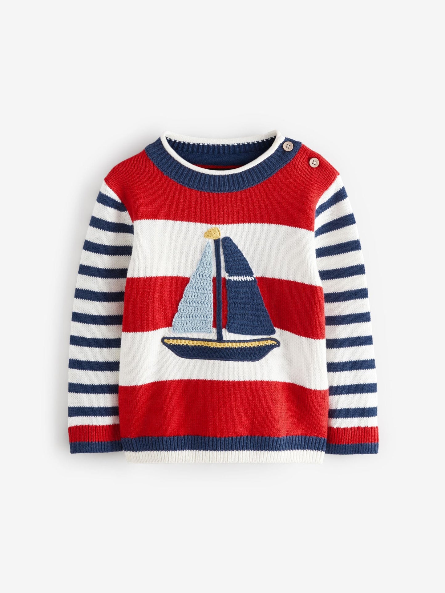 Boat Stripe Knitted Jumper (3mths-7yrs)
