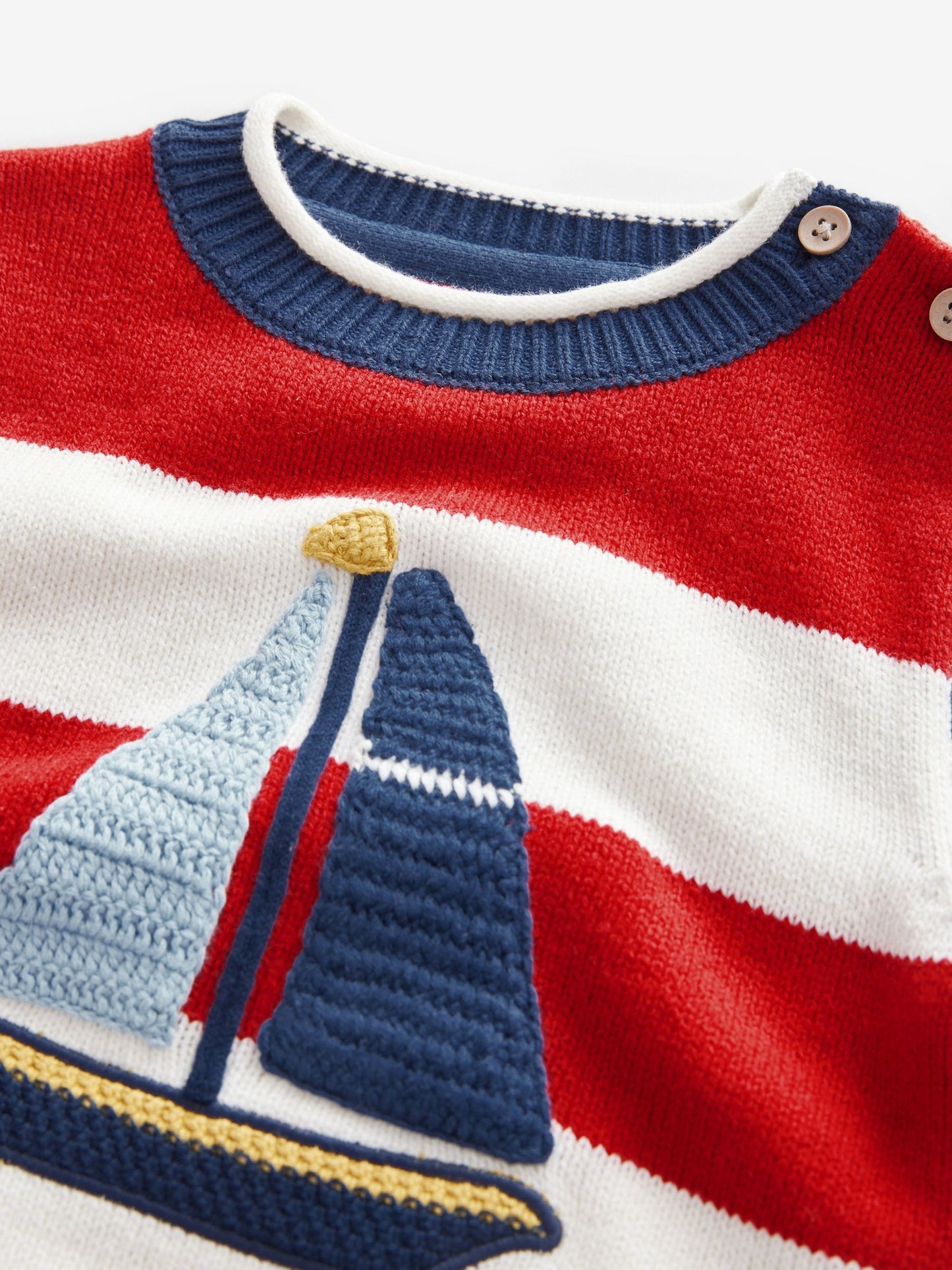 Boat Stripe Knitted Jumper (3mths-7yrs)
