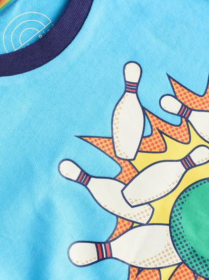 Dsiney Kidz - Little Bird by Jools Oliver Blue/White 100% Cotton Long Sleeve Colourful T-Shirt image 7